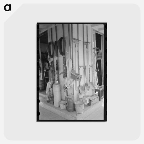 アートポストカード-Gardening Tools, San Antonio
 - ラッセル リー Postcard.