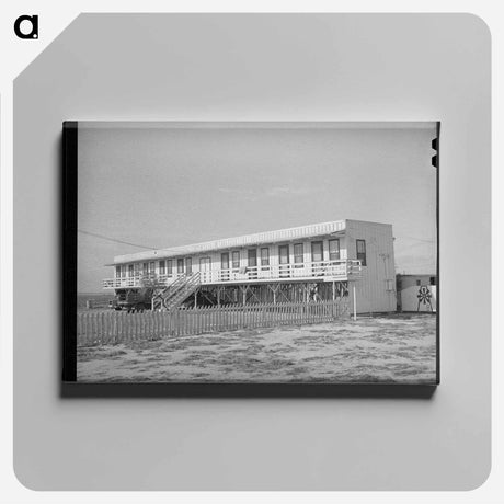 アートパネル-Corpus Christi Tourist Camp
 - ラッセル リー Canvas.