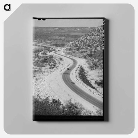 アートパネル-Highway to Junction, Texas
 - ラッセル リー Canvas.