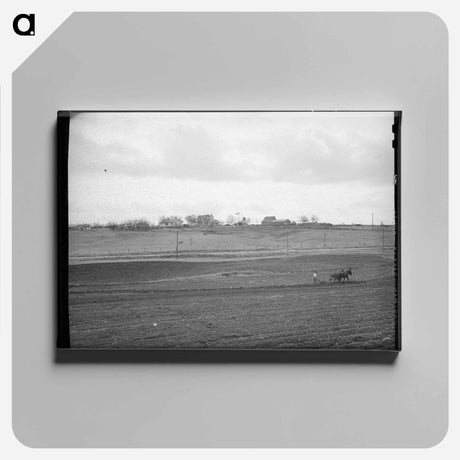 アートパネル-Spring Plowing
 - ラッセル リー Canvas.