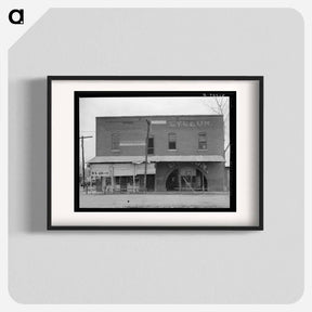 アートポスター-Building. Mound Bayou, Mississippi
 - ラッセル リー Poster.