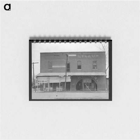アートメモ帳-Building. Mound Bayou, Mississippi
 - ラッセル リー Memo.