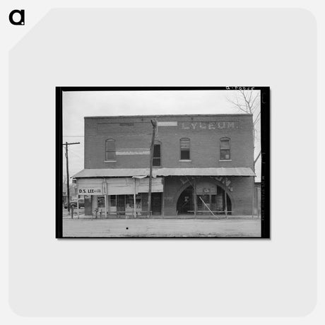 アートポストカード-Building. Mound Bayou, Mississippi
 - ラッセル リー Postcard.