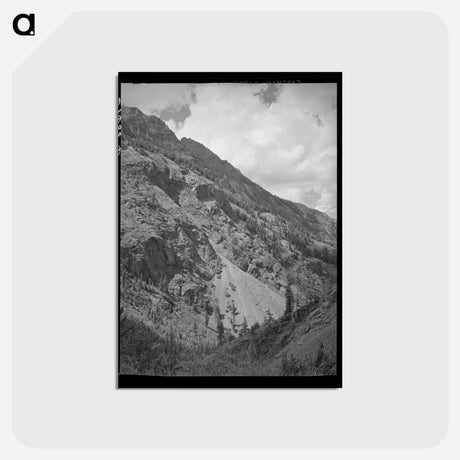 アートポストカード-Ouray County Slides
 - ラッセル リー Postcard.