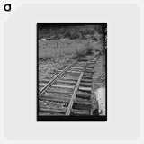 アートポストカード-Abandoned Railroad to Abandoned Mine
 - ラッセル リー Postcard.