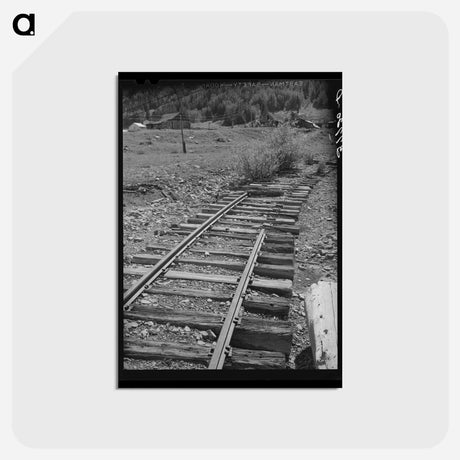 アートポストカード-Abandoned Railroad to Abandoned Mine
 - ラッセル リー Postcard.