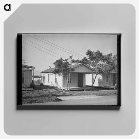 アートパネル-Shotgun House, Corpus Christi
 - ラッセル リー Canvas.