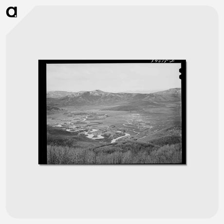 アートポストカード-Yampa River Valley
 - ラッセル リー Postcard.
