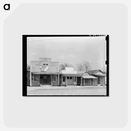 アートポストカード-Alamo, Texas Business Section
 - ラッセル リー Postcard.