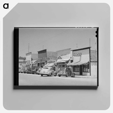 アートパネル-Main Street of Cascade
 - ラッセル リー Canvas.