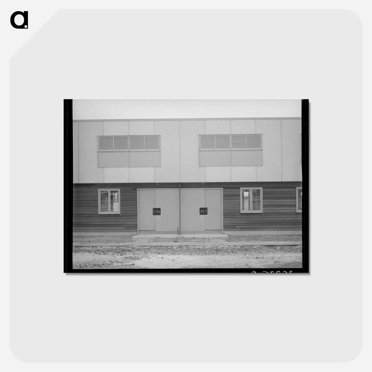 アートポストカード-Migrant Worker Housing
 - ラッセル リー Postcard.