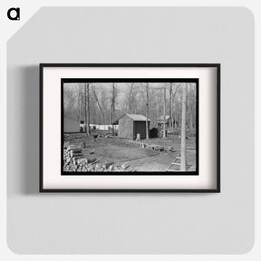 アートポスター-Backyard of Farmstead, Chicot Farms
 - ラッセル リー Poster.
