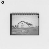 アートメモ帳-Railroad Station at Corinne
 - ラッセル リー Memo.