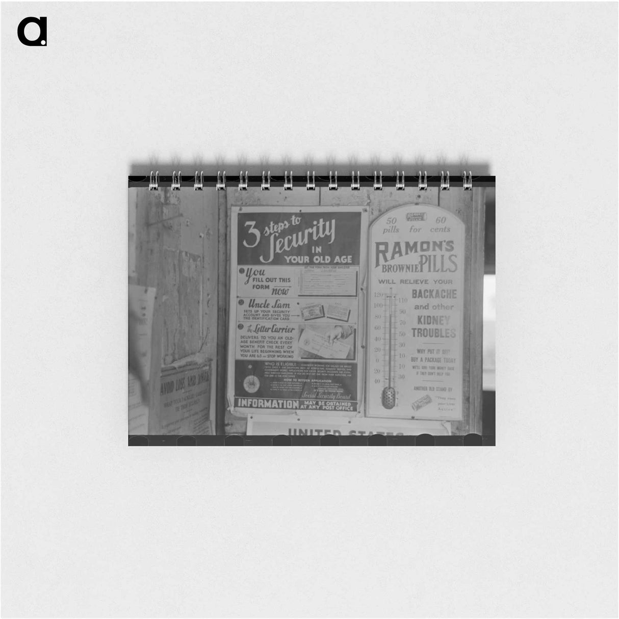 アートメモ帳-Olga, Louisiana General Store
 - ラッセル リー Memo.