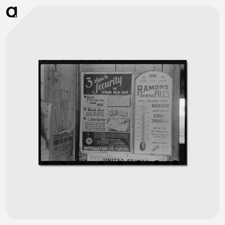 アートポストカード-Olga, Louisiana General Store
 - ラッセル リー Postcard.