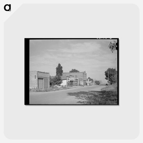 アートポストカード-Corinne, Utah Main Street
 - ラッセル リー Postcard.