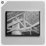 アートパネル-Plantation House Rafters
 - ラッセル リー Canvas.