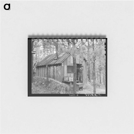 アートメモ帳-Shack of Old Gold Prospector
 - ラッセル リー Memo.