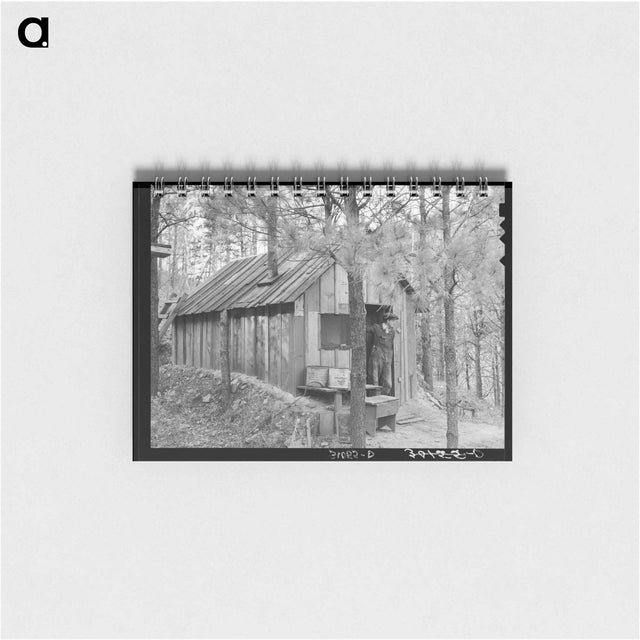 アートメモ帳-Shack of Old Gold Prospector
 - ラッセル リー Memo.