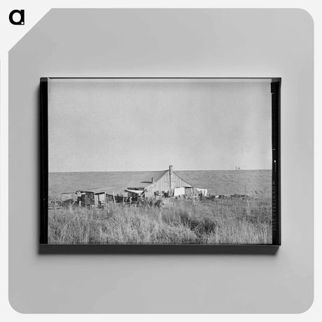 アートパネル-Sharecropper's Farmstead
 - ラッセル リー Canvas.