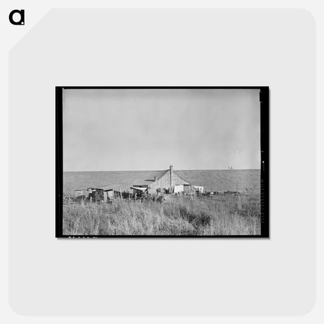 アートポストカード-Sharecropper's Farmstead
 - ラッセル リー Postcard.