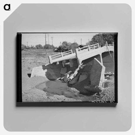 アートパネル-Sacramento River Bridge
 - ラッセル リー Canvas.