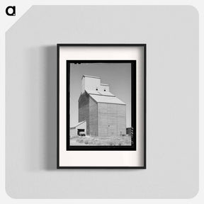 アートポスター-Wheat Elevator at Eureka
 - ラッセル リー Poster.