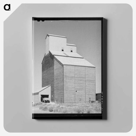 アートパネル-Wheat Elevator at Eureka
 - ラッセル リー Canvas.