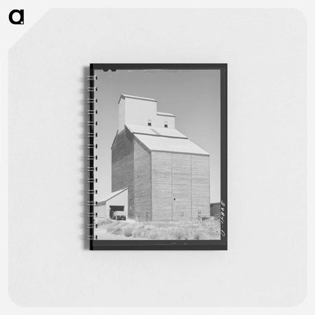 アートメモ帳-Wheat Elevator at Eureka
 - ラッセル リー Memo.