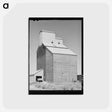 アートポストカード-Wheat Elevator at Eureka
 - ラッセル リー Postcard.