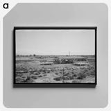 アートパネル-Chicken Shelters, Casa Grande Valley Farms
 - ラッセル リー Canvas.