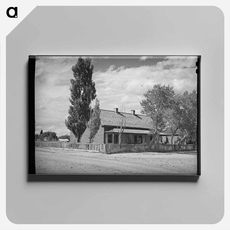 アートパネル-Adobe House, Concho, Arizona
 - ラッセル リー Canvas.