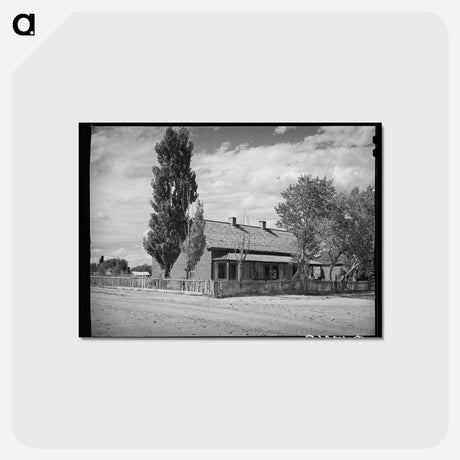 アートポストカード-Adobe House, Concho, Arizona
 - ラッセル リー Postcard.