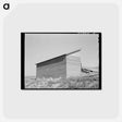 アートポストカード-Farm Wheat Elevator
 - ラッセル リー Postcard.