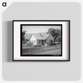 アートポスター-Home of Mormon in Mendon, Utah
 - ラッセル リー Poster.