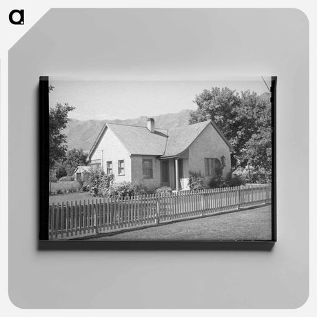 アートパネル-Home of Mormon in Mendon, Utah
 - ラッセル リー Canvas.