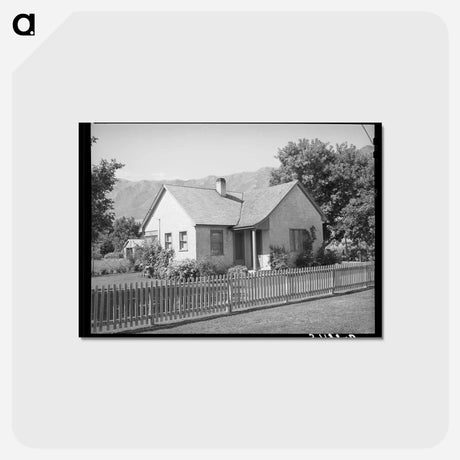 アートポストカード-Home of Mormon in Mendon, Utah
 - ラッセル リー Postcard.