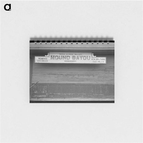 アートメモ帳-Railroad Station, Mound Bayou
 - ラッセル リー Memo.
