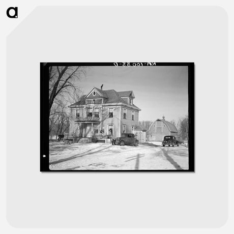 アートポストカード-House of H.H. Tripp Farm
 - ラッセル リー Postcard.