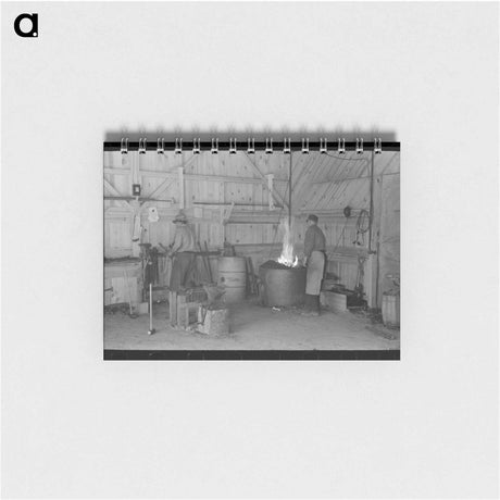 アートメモ帳-Blacksmith Shop, Lufkin, Texas
 - ラッセル リー Memo.