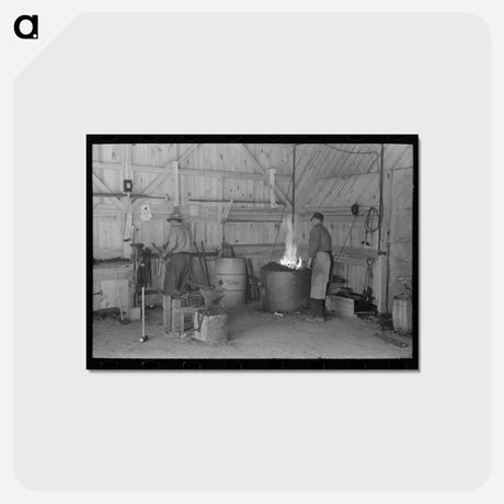 アートポストカード-Blacksmith Shop, Lufkin, Texas
 - ラッセル リー Postcard.