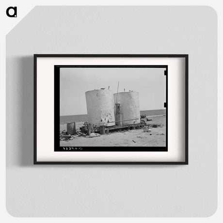 アートポスター-Gasoline Storage, Texas
- ラッセル リー Poster.