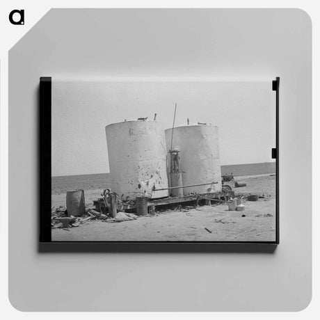アートパネル-Gasoline Storage, Texas
 - ラッセル リー Canvas.