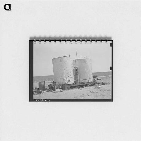 アートメモ帳-Gasoline Storage, Texas
 - ラッセル リー Memo.