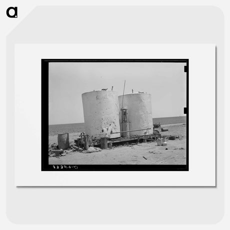 アートポスター-Gasoline Storage, Texas
- ラッセル リー Poster.