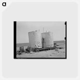 アートポストカード-Gasoline Storage, Texas
 - ラッセル リー Postcard.