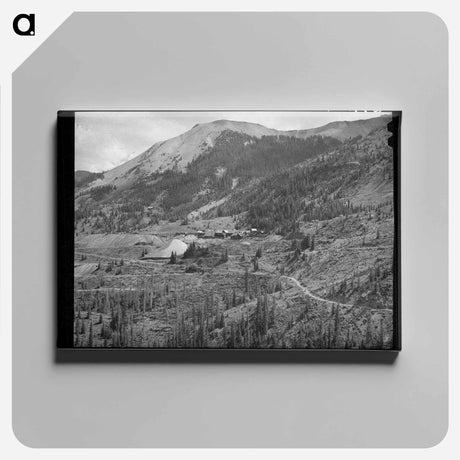 アートパネル-Red Mountain's Abandoned Mines
 - ラッセル リー Canvas.