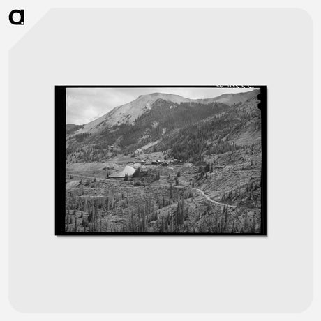 アートポストカード-Red Mountain's Abandoned Mines
 - ラッセル リー Postcard.