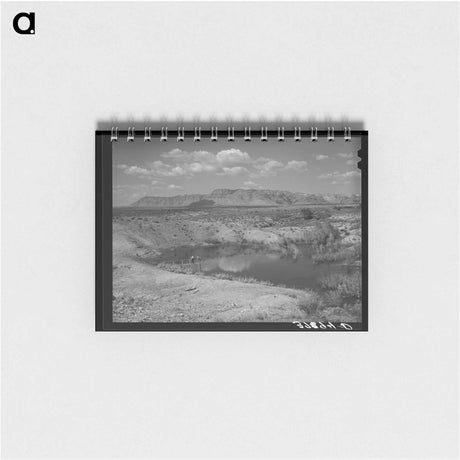 アートメモ帳-Irrigation Reservoir, Utah
 - ラッセル リー Memo.