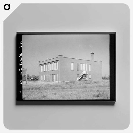 アートパネル-Gemmel Schoolhouse
 - ラッセル リー Canvas.